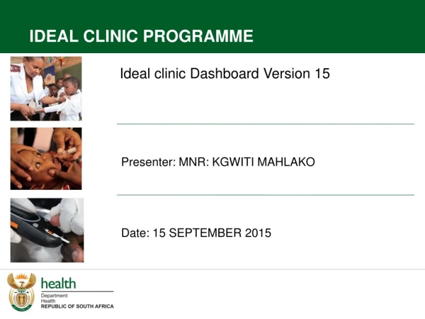 Ideal clinic Dashboard Version 15