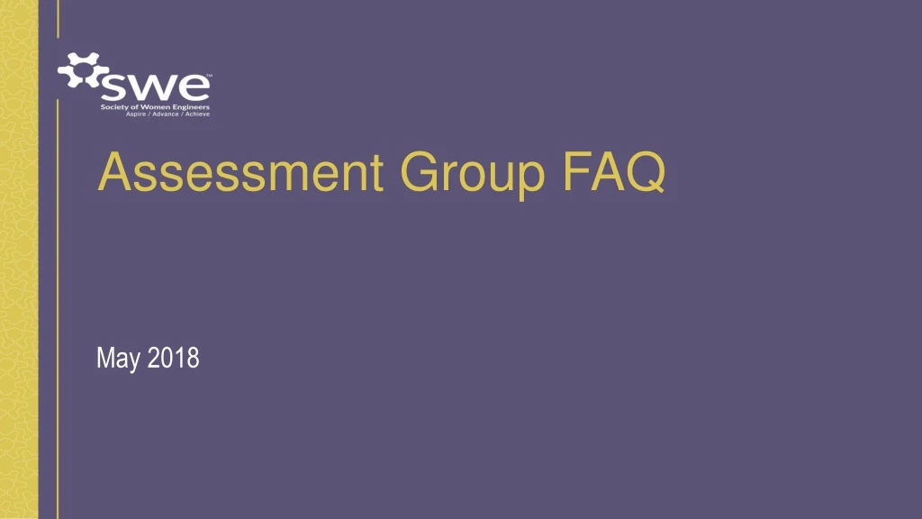 assessment group faq