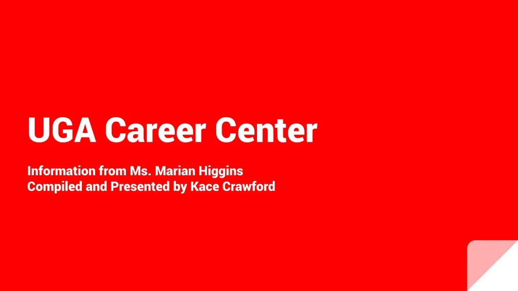 uga career center
