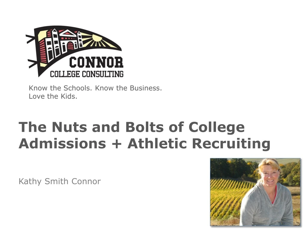 the nuts and bolts of college admissions athletic recruiting