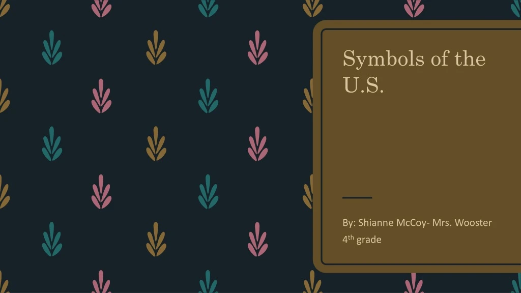 symbols of the u s