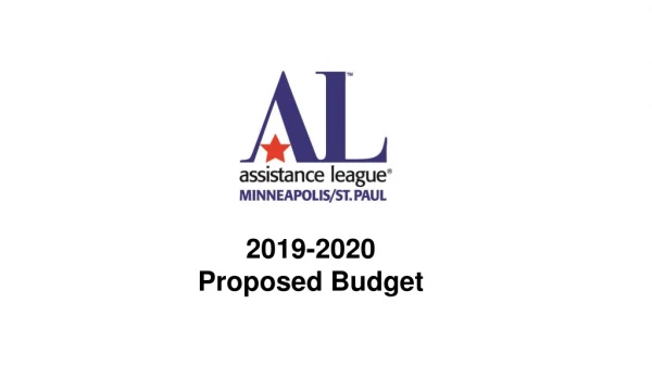 2019-2020 Proposed Budget