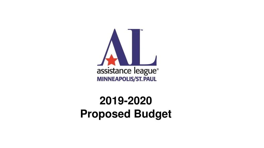 2019 2020 proposed budget