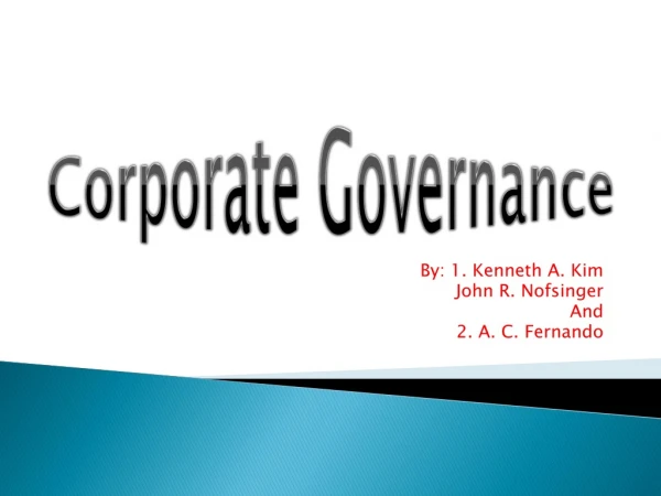 Corporate Governance