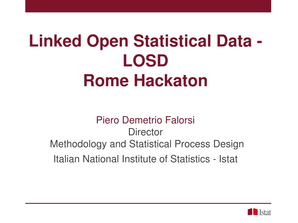 linked open statistical data losd rome hackaton