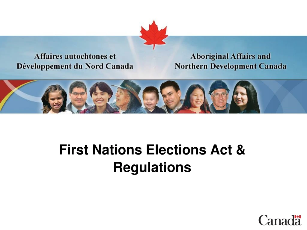 first nations elections act regulations
