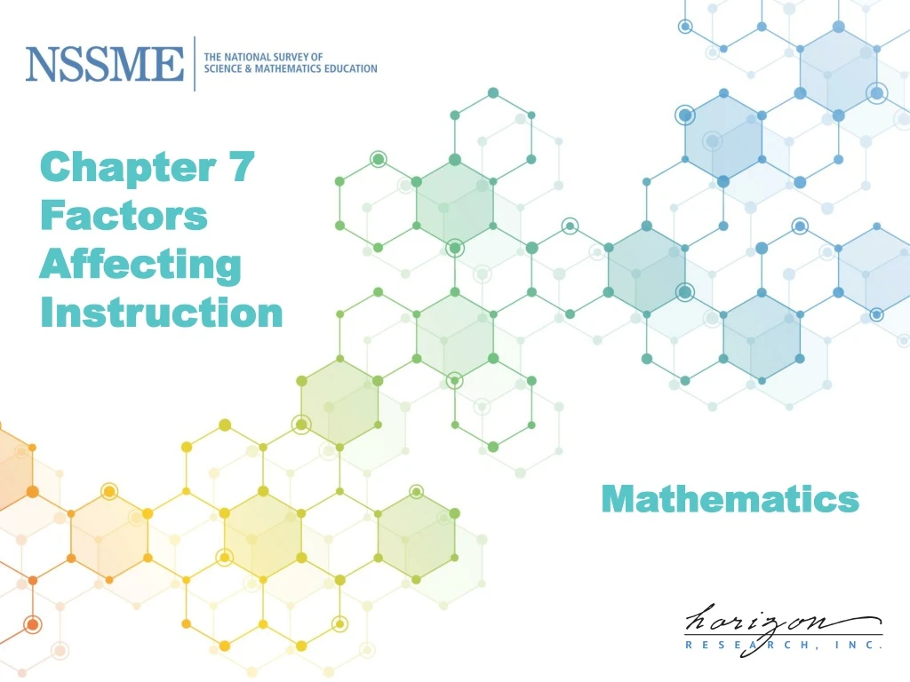 chapter 7 factors affecting instruction