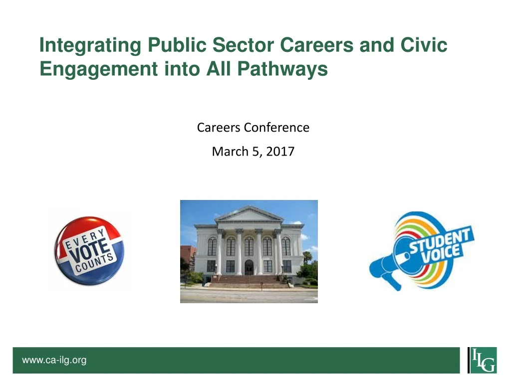 integrating public sector careers and civic engagement into all pathways