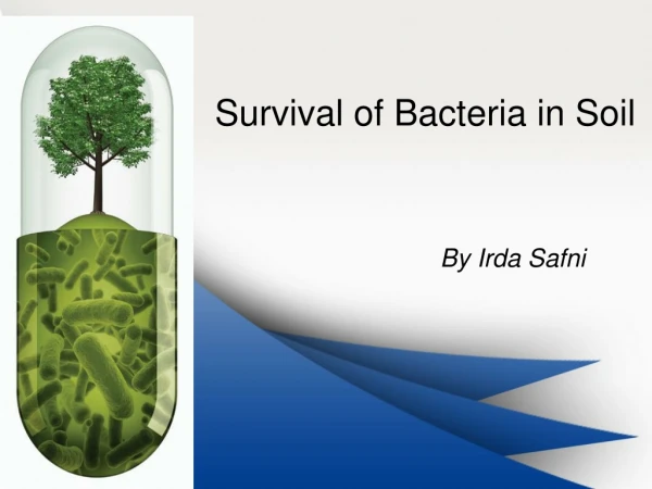 Survival of Bacteria in Soil