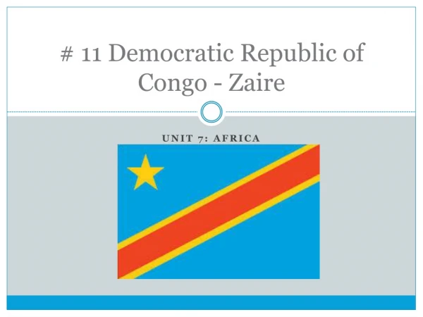 # 11 Democratic Republic of Congo - Zaire