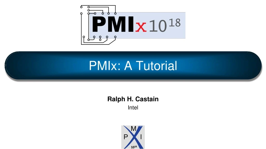 pmix a tutorial