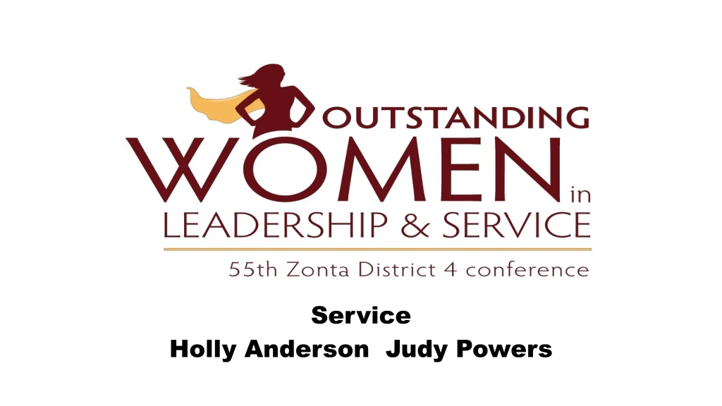service holly anderson judy powers