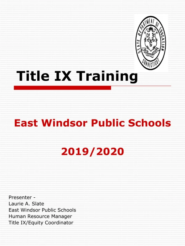 Title IX Training