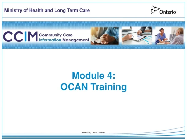 Module 4: OCAN Training