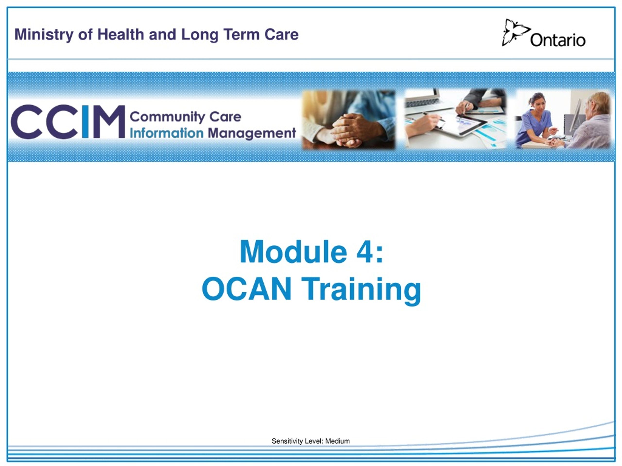 Module 4: OCAN Training - slide 1