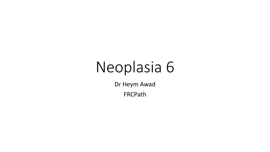 neoplasia 6