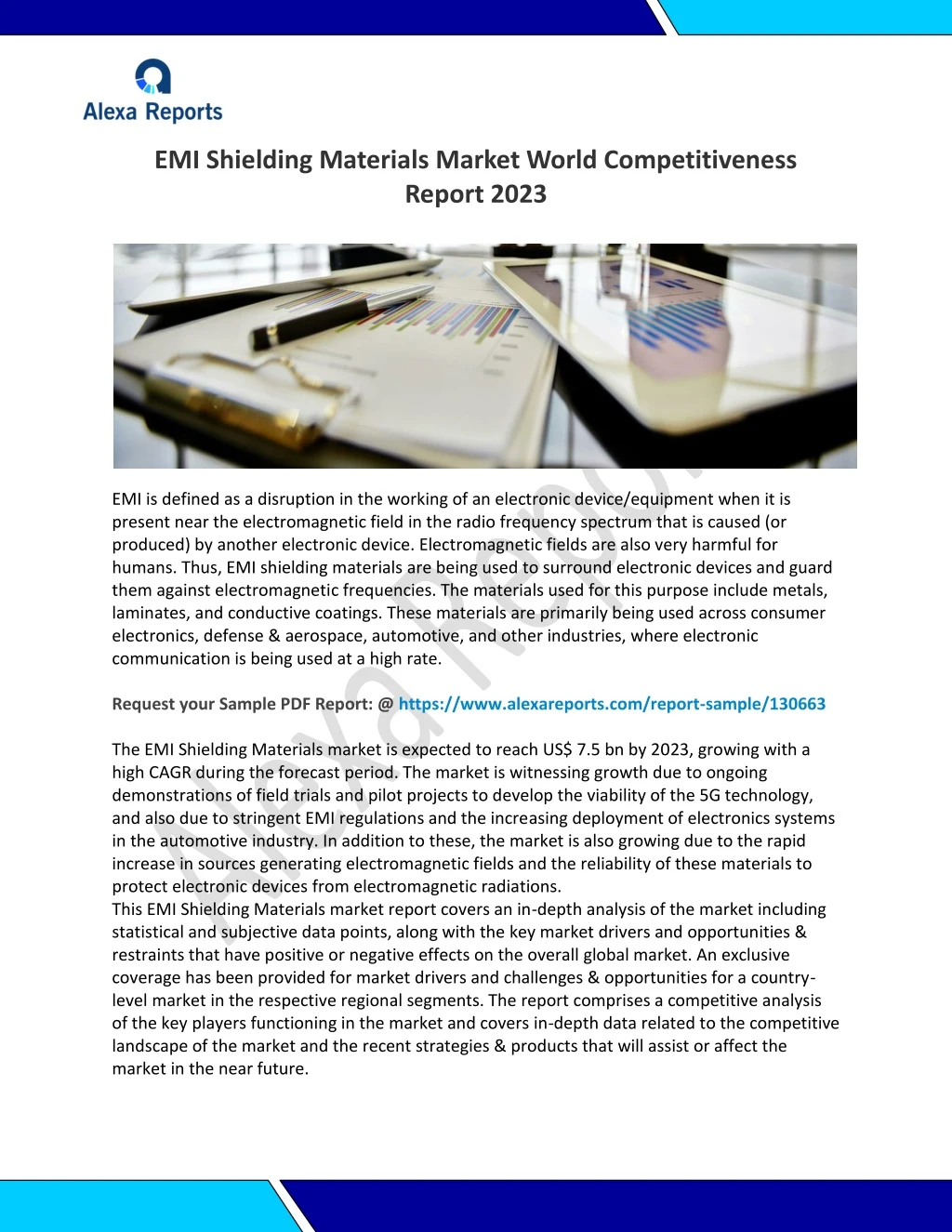 emi shielding materials market world