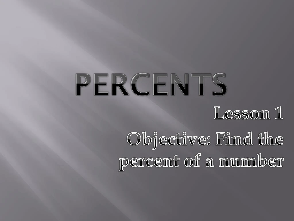 percents