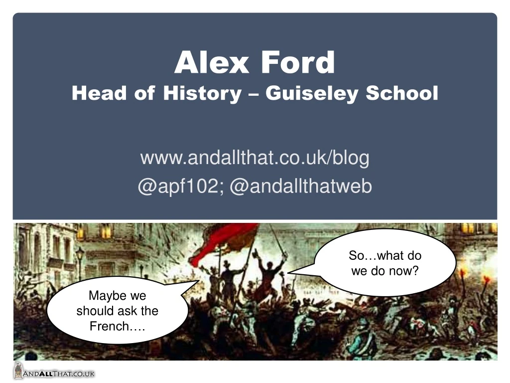 alex ford head of history guiseley school