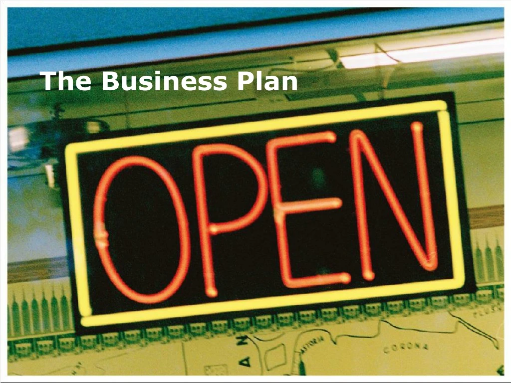 the business plan