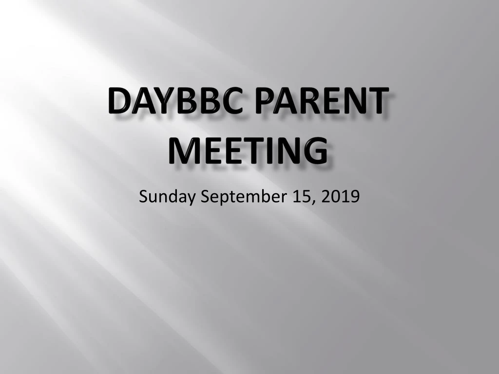 daybbc parent meeting