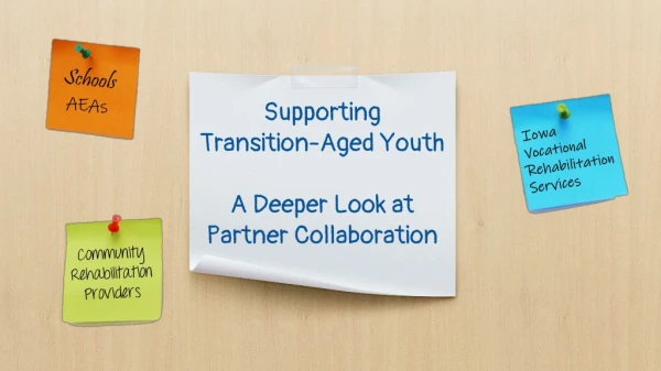 Supporting Transition-Aged Youth A Deeper Look at Partner Collaboration