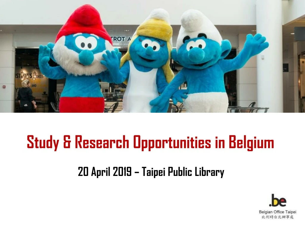 study research opportunities in belgium