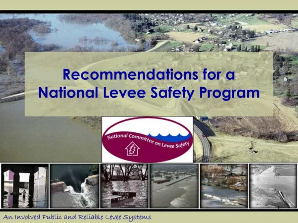 Recommendations for a National Levee Safety Program