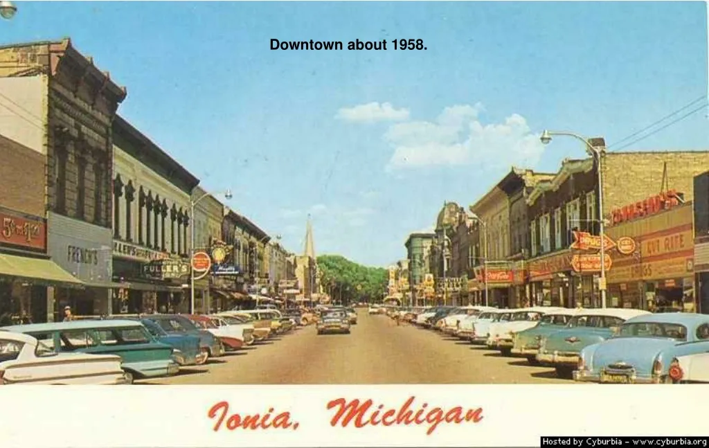 downtown about 1958