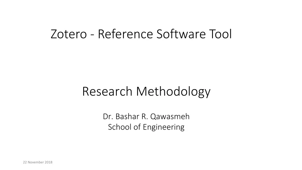 zotero reference software tool