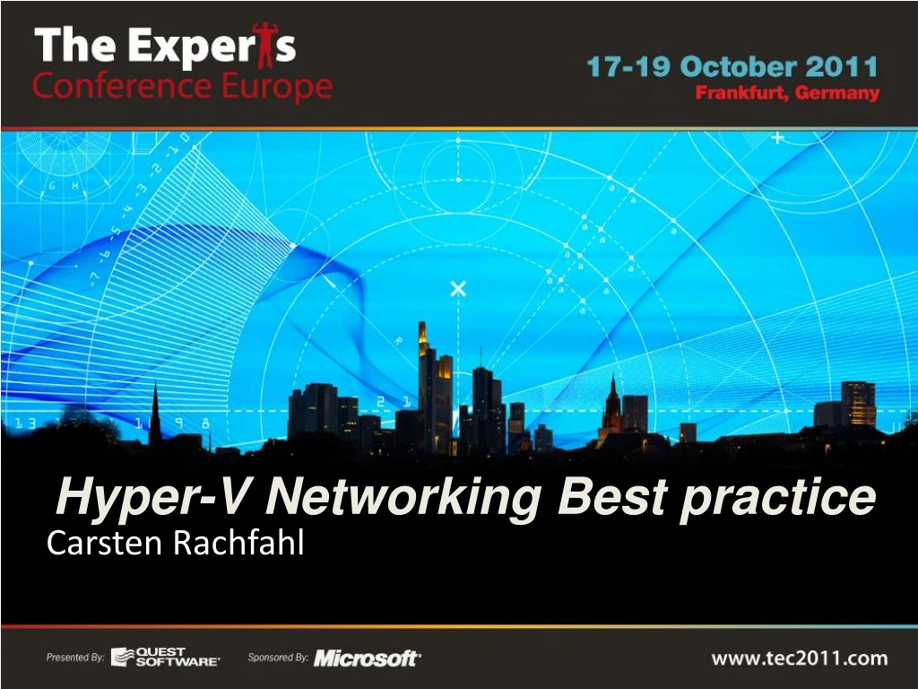 hyper v networking best practice