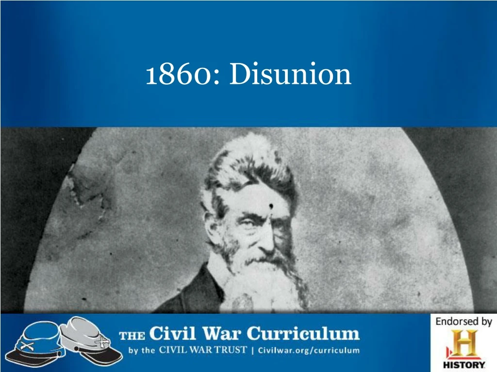 1860 disunion