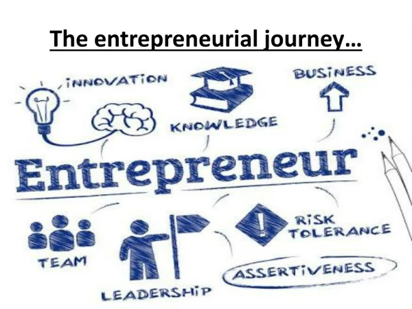 The entrepreneurial journey…