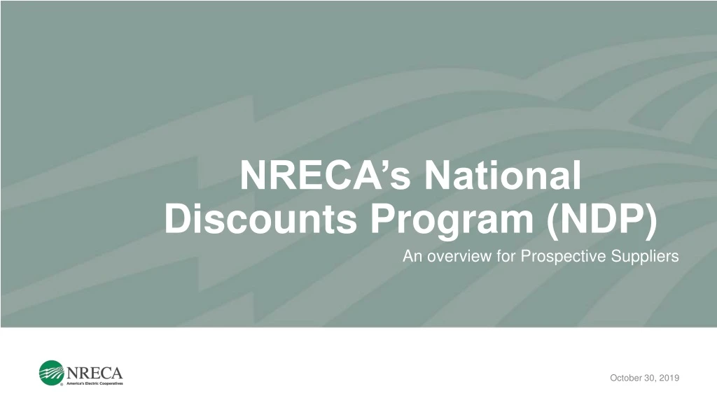 nreca s national discounts program ndp