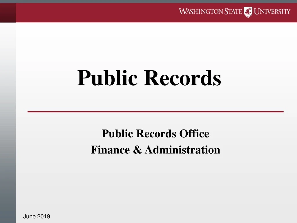 public records