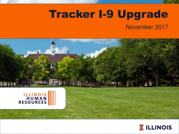 Tracker I-9 Upgrade
