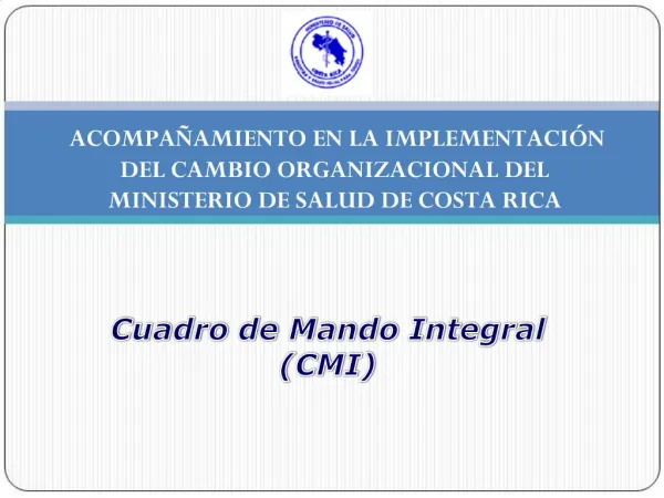 Cuadro de Mando Integral CMI