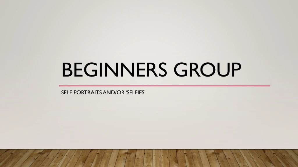beginners group
