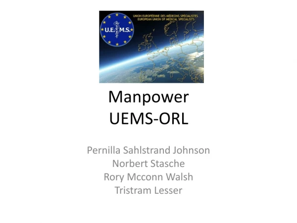 Manpower UEMS-ORL