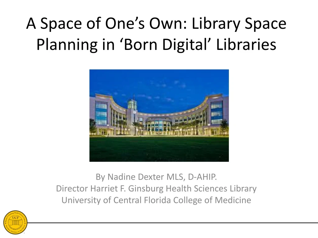 a space of one s own library space planning in born digital libraries
