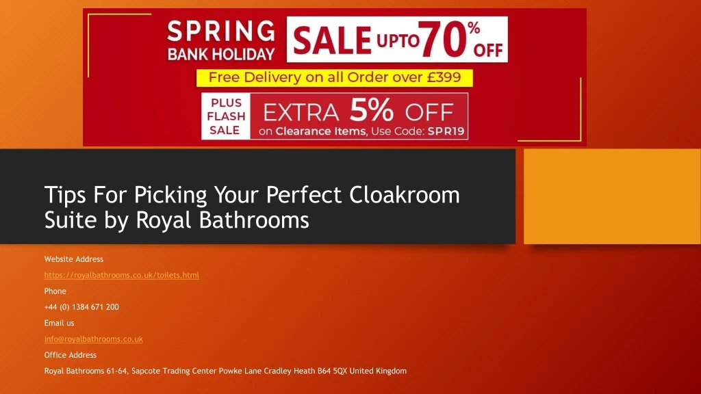 tips for picking your perfect cloakroom suite by royal bathrooms