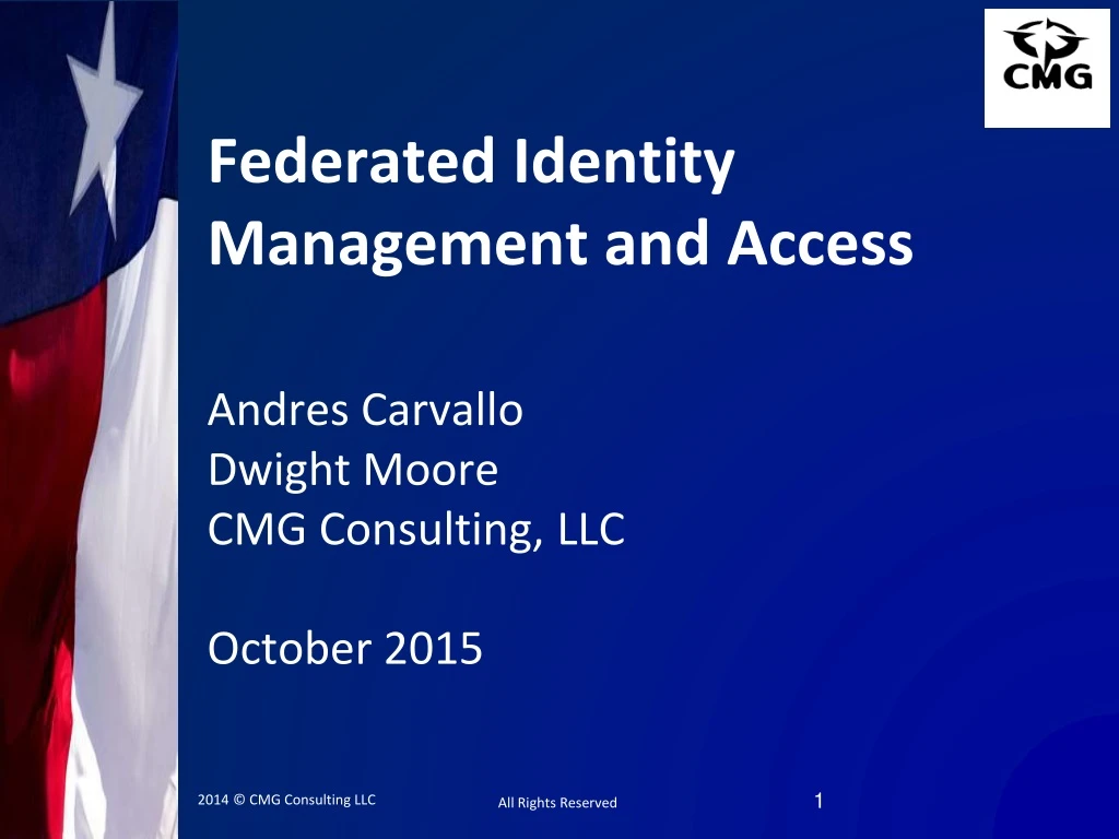 federated identity management and access