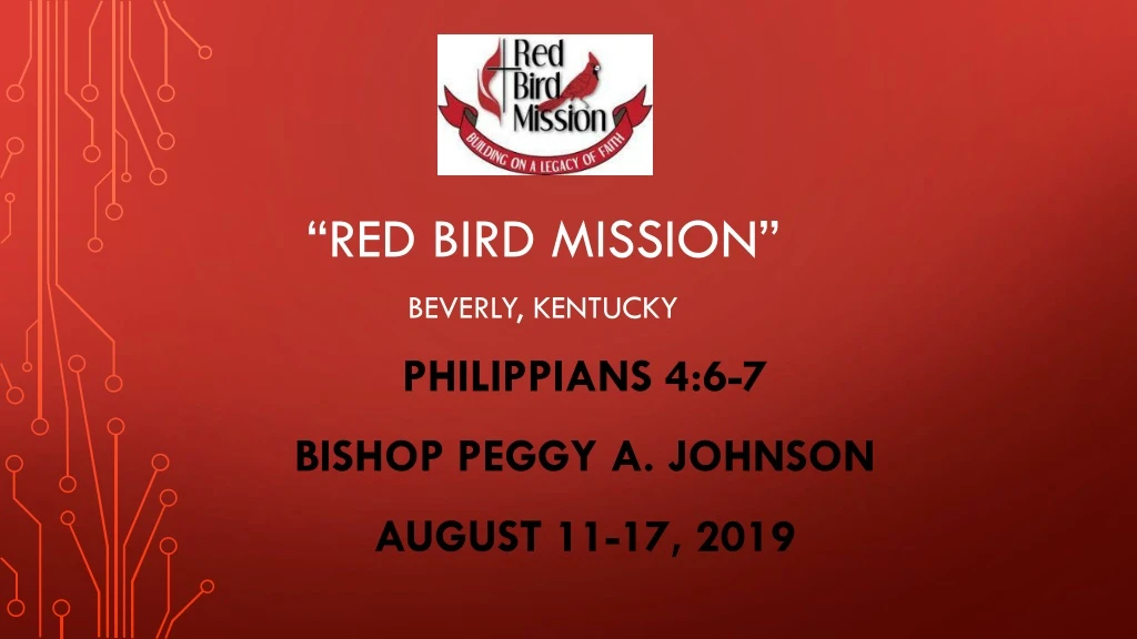 red bird mission beverly kentucky