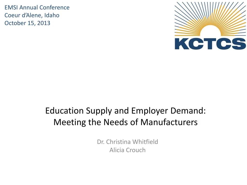 education supply and employer demand meeting the needs of manufacturers