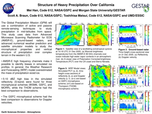 Structure of Heavy Precipitation Over California
