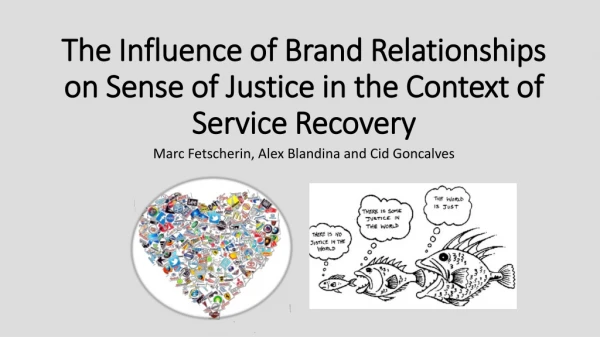 The Influence of Brand Relationships on Sense of Justice in the Context of Service Recovery
