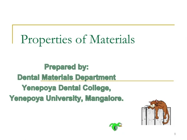 Properties of Materials