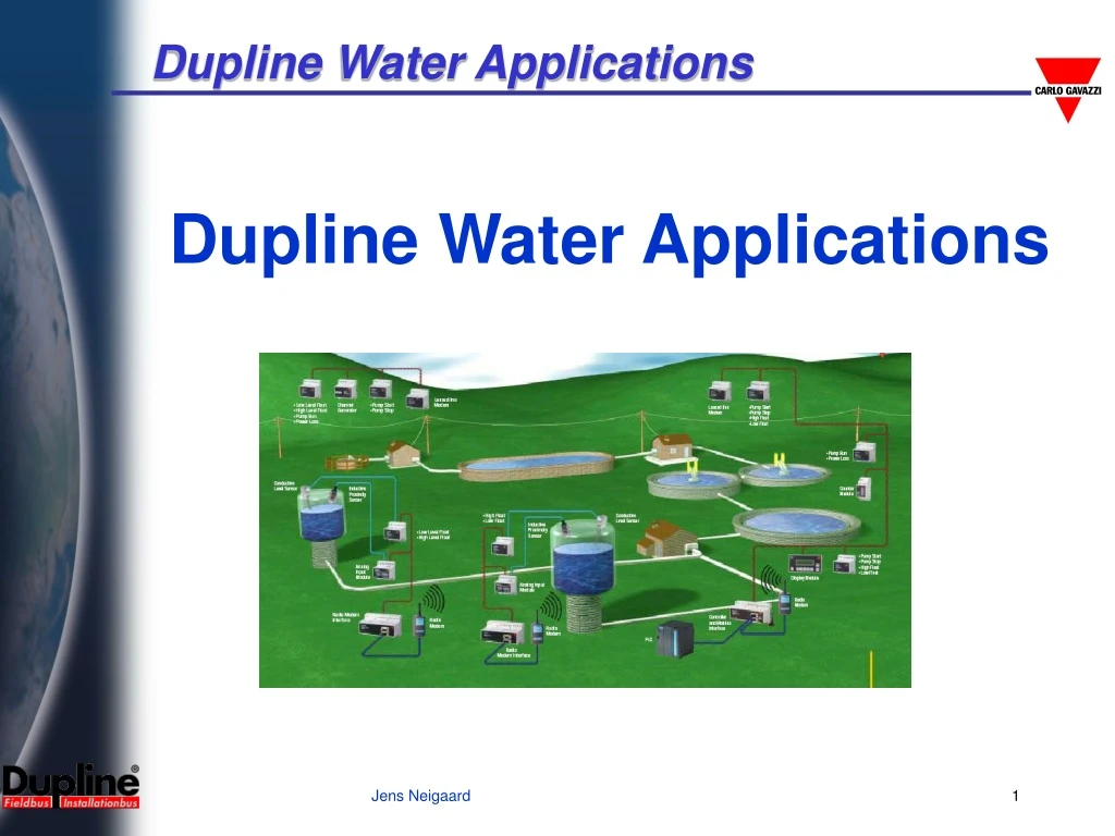 dupline water applications