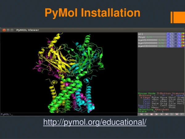 PyMol Installation