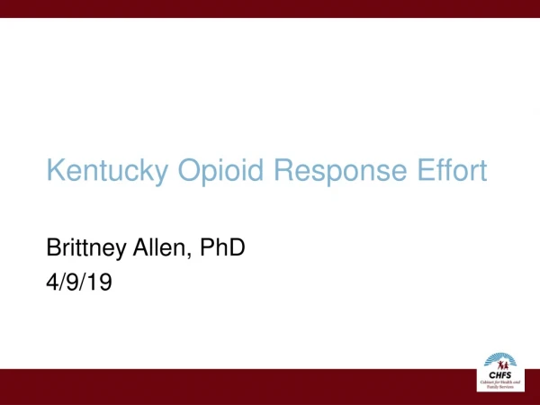 Kentucky Opioid Response Effort